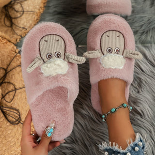 Hot Girl Counting Sheep Slippers