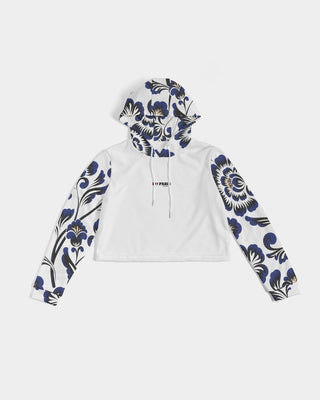 Hot Girl LOVE PARIS Women's Printed Cropped Hoodie