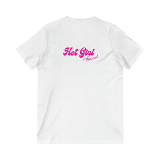 Hot Girls Hit Curbs V-Neck Tee - Hot Girl Apparel