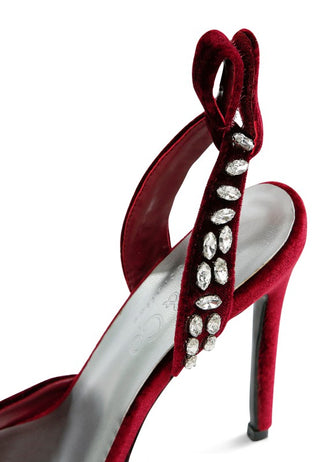 Hot Girl Wallis Velvet Diamante Stud Tie Up Stilleto Suede Heels