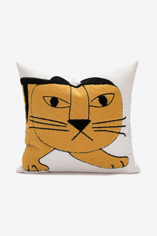 HGA Tiger 3-Pack Punch-Needle Embroidery Decorative Throw Pillow Cases - Hot Girl Apparel