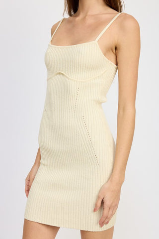 Hot Girl Kelly Knit Bustier Mini Dress