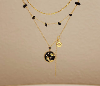 SoCali Starry Night 18K Gold Plated Necklace