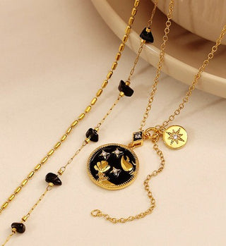 SoCali Starry Night 18K Gold Plated Necklace