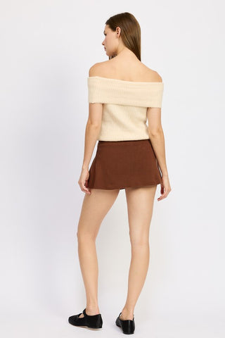 Hot Girl Emory Pleated Mini Skort