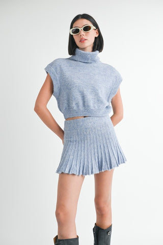 Hot Girl Cool Collective Pleated Skirt