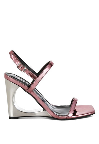 Hot Girl X London Rag Ladra Metallic Fantasy Wedge Heel Sandals