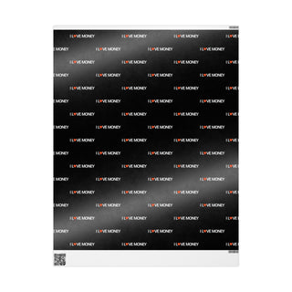 Hot Girl LOVE MONEY Glossy Wrapping Paper