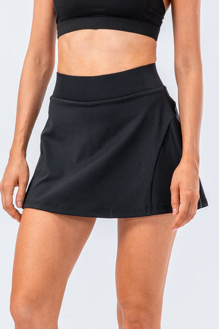 Hot Girl High Waist Pleated Active Lined Skirt - Hot Girl Apparel