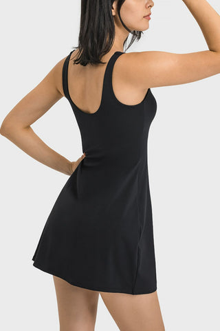 Hot Girl Like Skin Active Tank Dress with Built In Shorts