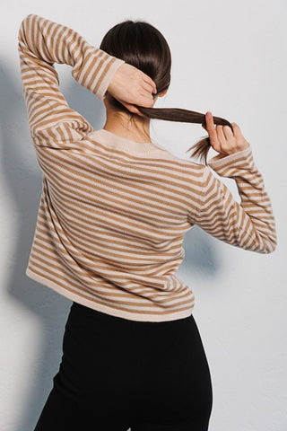 Hot Girl Selma Striped Crewneck Sweater