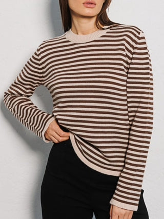 Hot Girl Selma Striped Crewneck Sweater