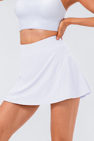 Hot Girl High Waist Pleated Active Lined Skirt - Hot Girl Apparel