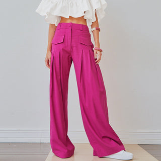 Hot Girl Be Bold Linen Wide Leg Pants - Hot Girl Apparel