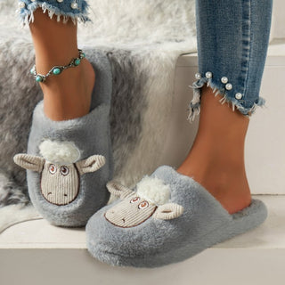 Hot Girl Counting Sheep Slippers