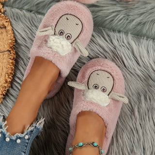 Hot Girl Counting Sheep Slippers