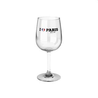 Hot Girl LOVE PARIS 12 oz Wine Glass