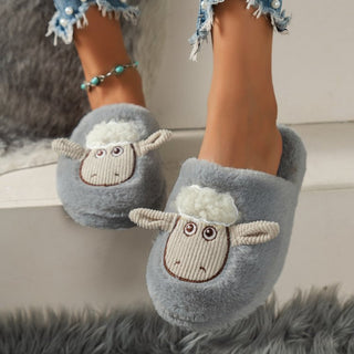 Hot Girl Counting Sheep Slippers