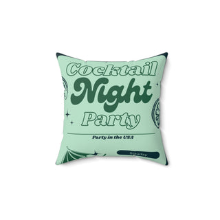 Hot Girl Party Suede Square Pillow - Hot Girl Apparel
