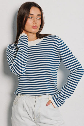 Hot Girl Selma Striped Crewneck Sweater