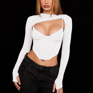 Hot Girl Mesh Two Piece Top - Hot Girl Apparel