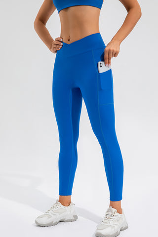 Hot Girl Live In Color High Waist Active Leggings with Pockets