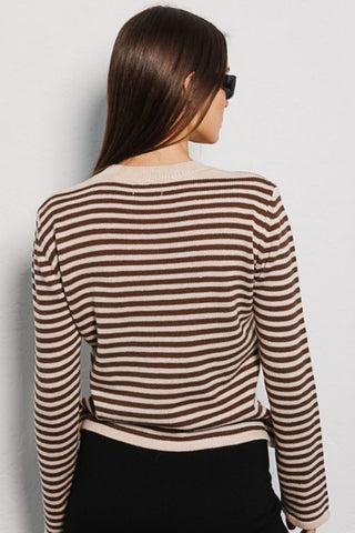 Hot Girl Selma Striped Crewneck Sweater