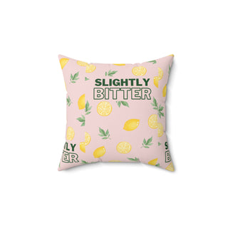 Hot Girl Bitter Suede Square Pillow - Hot Girl Apparel