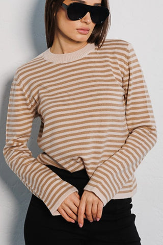 Hot Girl Selma Striped Crewneck Sweater