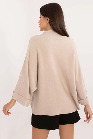 Factory Price Pom Pom Mock Neck Sweater