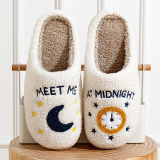 Meet Me At Midnight Slippers - Hot Girl Apparel