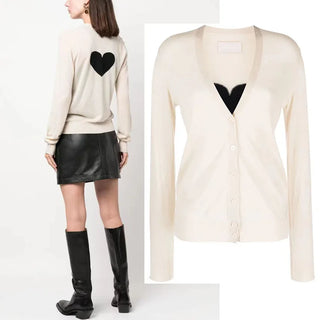 Hot Girl Vintage Love Cardigan Sweater - Hot Girl Apparel