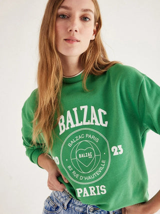 Hot Girl Balzac Paris Edit Pullover Sweatshirt - Hot Girl Apparel