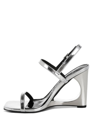 Hot Girl X London Rag Ladra Metallic Fantasy Wedge Heel Sandals