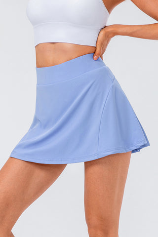 Hot Girl High Waist Pleated Active Lined Skirt - Hot Girl Apparel