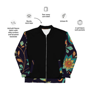 Hot Girl Paisley Bomber Jacket - Hot Girl Apparel