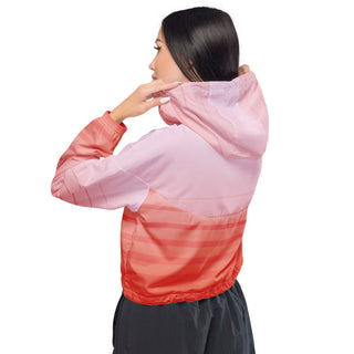 Hot Girl Women’s Cropped Windbreaker Jacket - Hot Girl Apparel