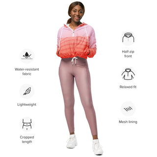 Hot Girl Women’s Cropped Windbreaker Jacket - Hot Girl Apparel