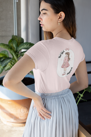 Hot Girl Soft Era Organic Embroidered Women's T-shirt - Hot Girl Apparel