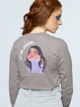 Hot Girl Favorite Child Embroidered Long Sleeve Tee - Hot Girl Apparel