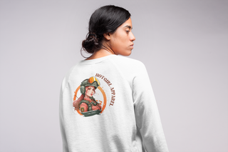 Hot Girl Off Duty Organic Embroidered Sweatshirt - Hot Girl Apparel