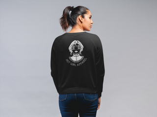 Hot Girl Goth Princess Embroidered Sweatshirt - Hot Girl Apparel