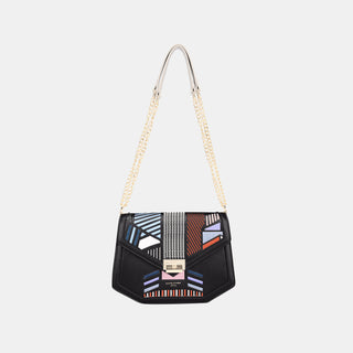 Hot Girl X David Jones Geometric Print Crossbody Bag