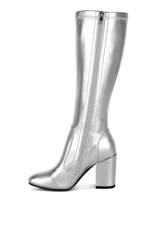 Hot Girl X London Rag Halara Metallic Long Boots