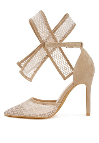 Hot Girl X London Rag Regenta Big Bow Detail Stiletto Sandals