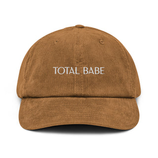 Hot Girl Total Babe Embroidered Corduroy Hat - Hot Girl Apparel