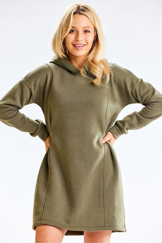 Infinite You Side Tied Hoodie Dress - Hot Girl Apparel