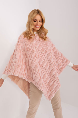 AT Cozy Textured Poncho - Hot Girl Apparel