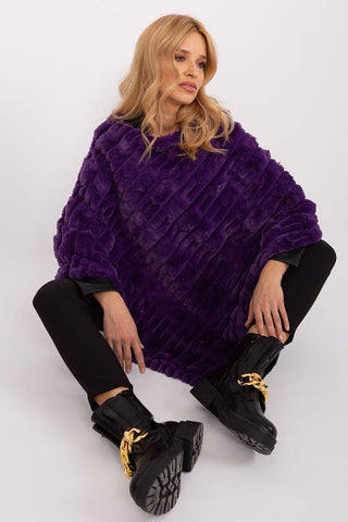 AT Cozy Textured Poncho - Hot Girl Apparel