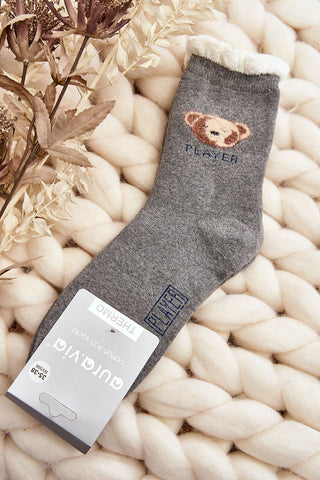 Step In Style Teddy Player Crew Socks